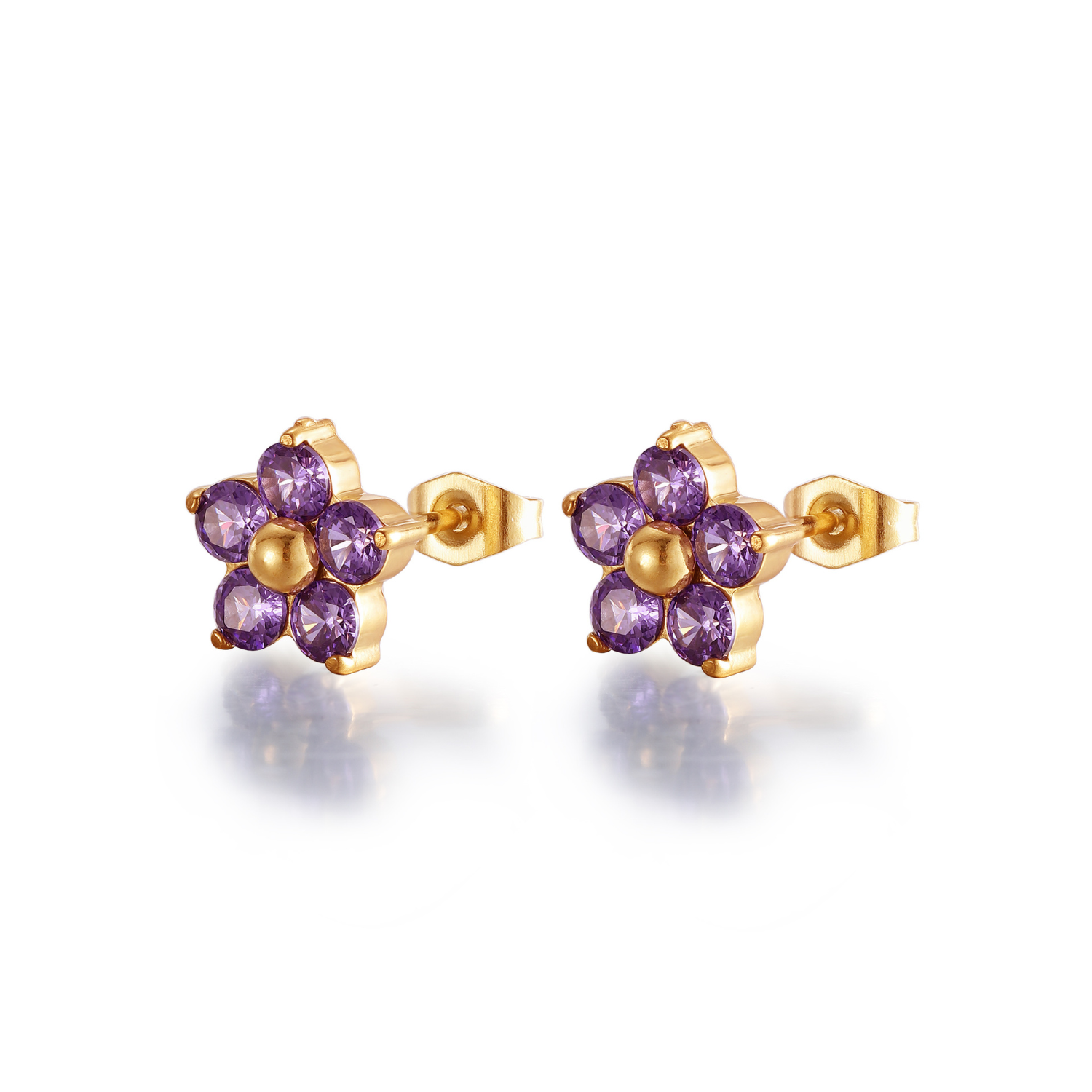 Blomsterformet ørering