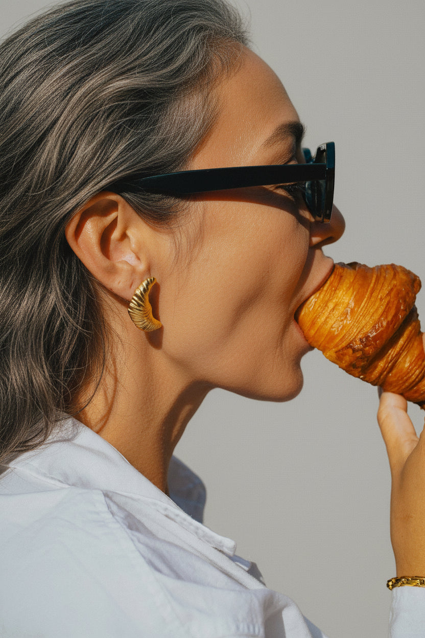 Mini croissantøreringe