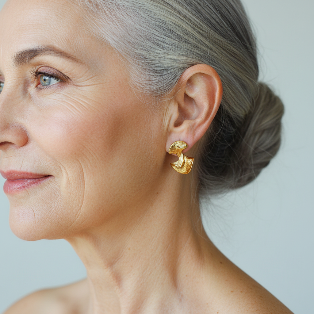 Sammenkoblede øreringe